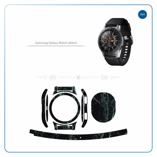 Samsung_Galaxy Watch 46mm_Graphite_Green_Marble_2